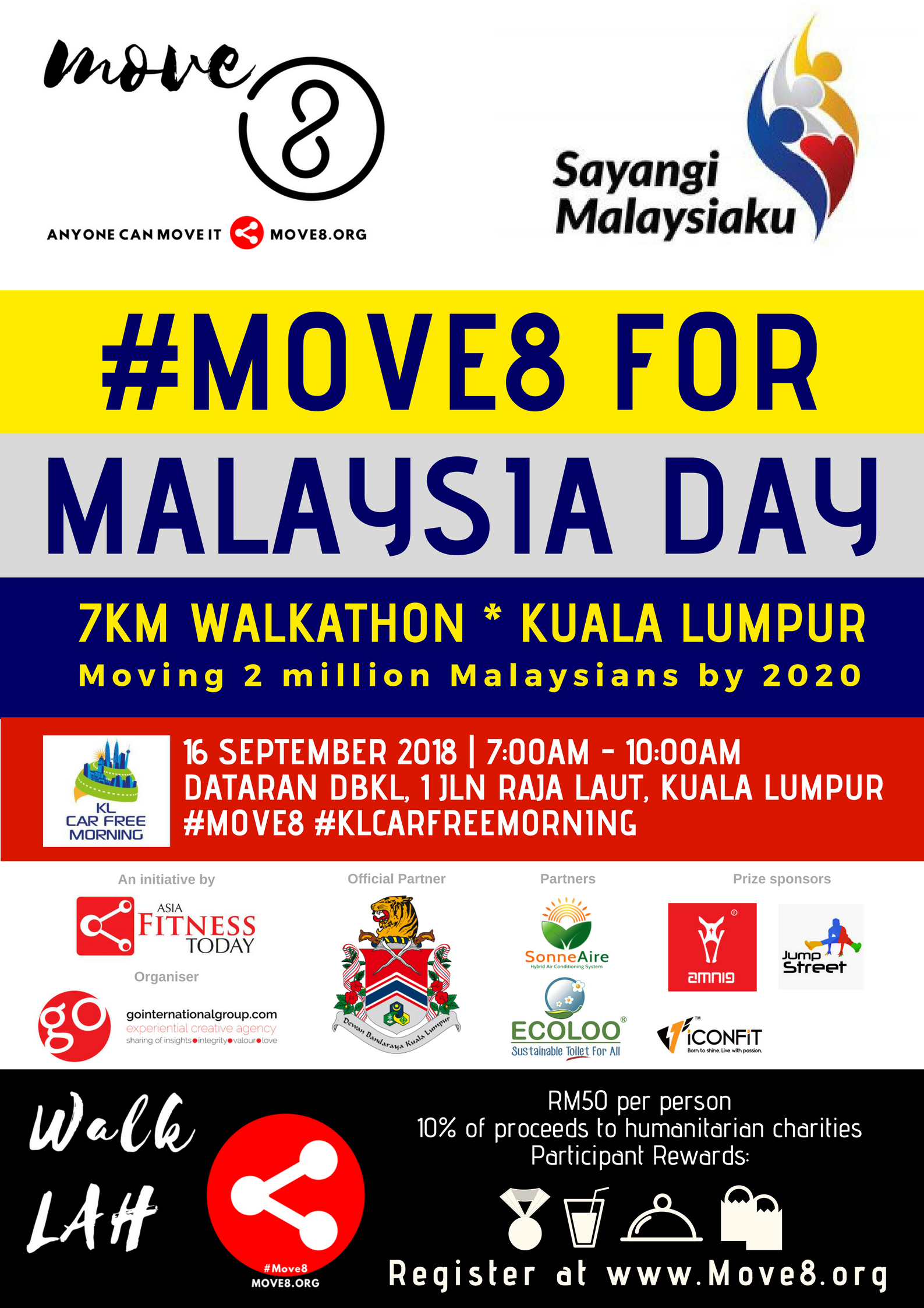 #Move8 for Malaysia Walkathon