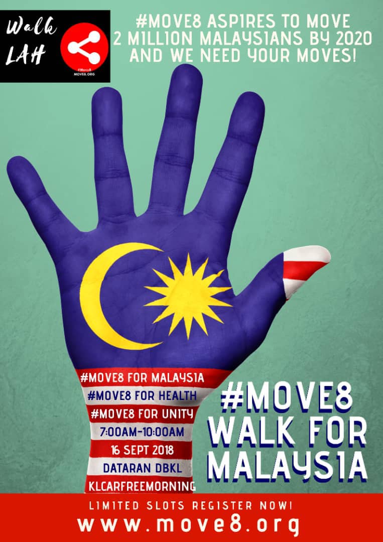 Move8 Walkathon for Malaysia Day