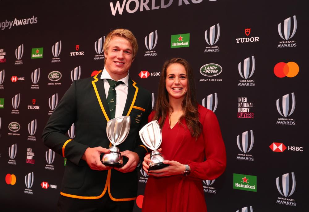 Du Toit and Scarratt named World Rugby Players of the Year 2019