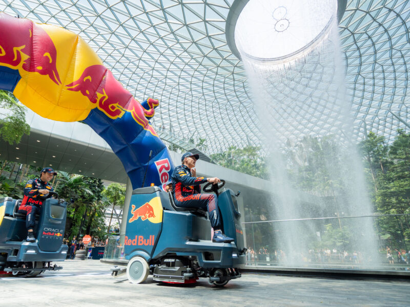 Verstappen & Perez Compete In The World’s Cleanest Challenge Ahead Of Singapore Race Weekend